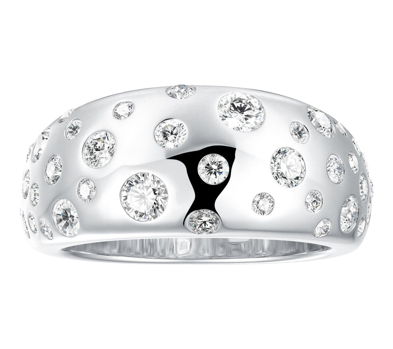 Jen By Jennifer Miller Lab Grown Diamond Galaxy Ring, Sterling — View 3