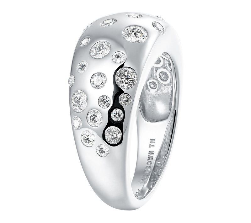 Jen By Jennifer Miller Lab Grown Diamond Galaxy Ring, Sterling — View 4