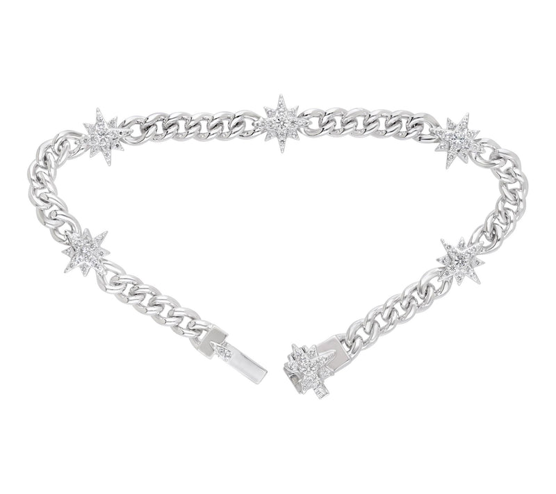 Margo Manhattan Sterling Gemstone Stella Bracelet — View 3