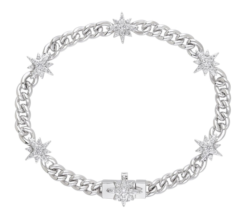 Margo Manhattan Sterling Gemstone Stella Bracelet — View 2