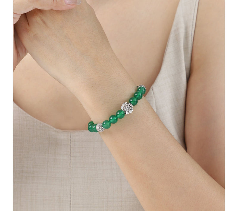 Dallas Prince Sterling CHROME Marcasite Garden Bracelet — View 5