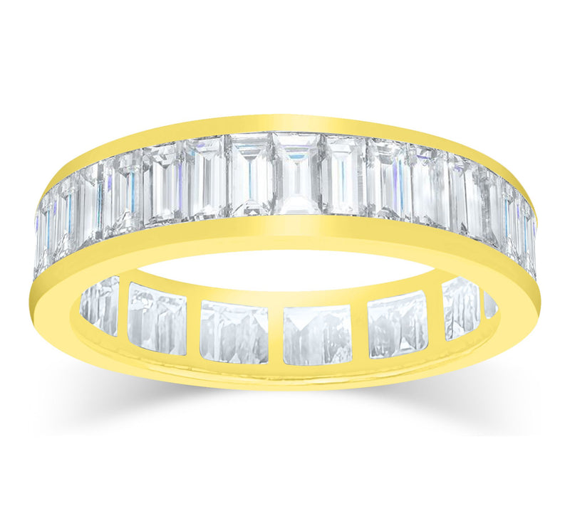 Fire Light 1.25 cttw Lab Grown Diamond Band Ring, Sterling — View 2