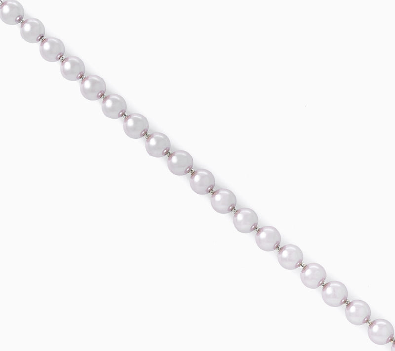 Women with Control Simulated Pearl Necklace — View 6