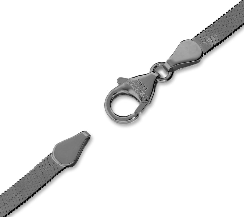 David Markstein Bronze 20" Herringbone Necklace — View 3