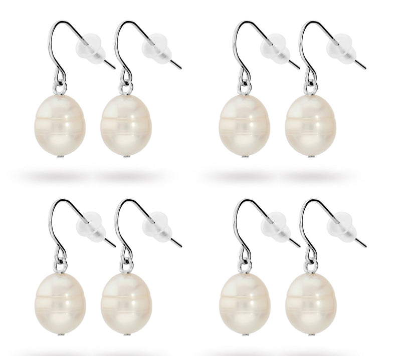Honora Set of 4 Cultured Pearl Drop Earrings w/Gift Box — View 7