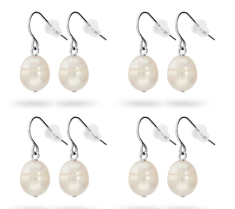 Honora Set of 4 Cultured Pearl Drop Earrings w/Gift Box — Main view
