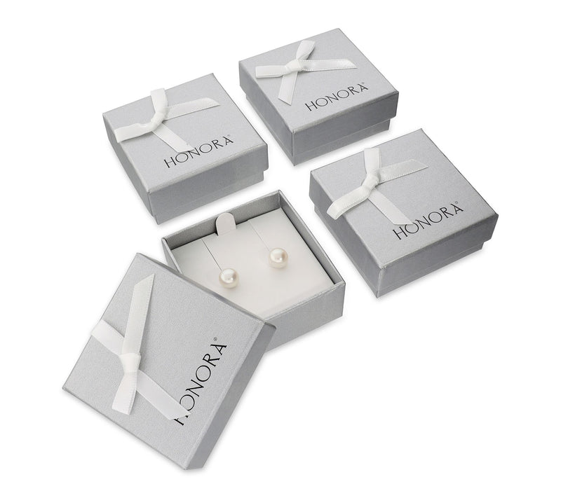 Honora Set of 4 Cultured Pearl Stud Earrings w/ Gift Box — View 8
