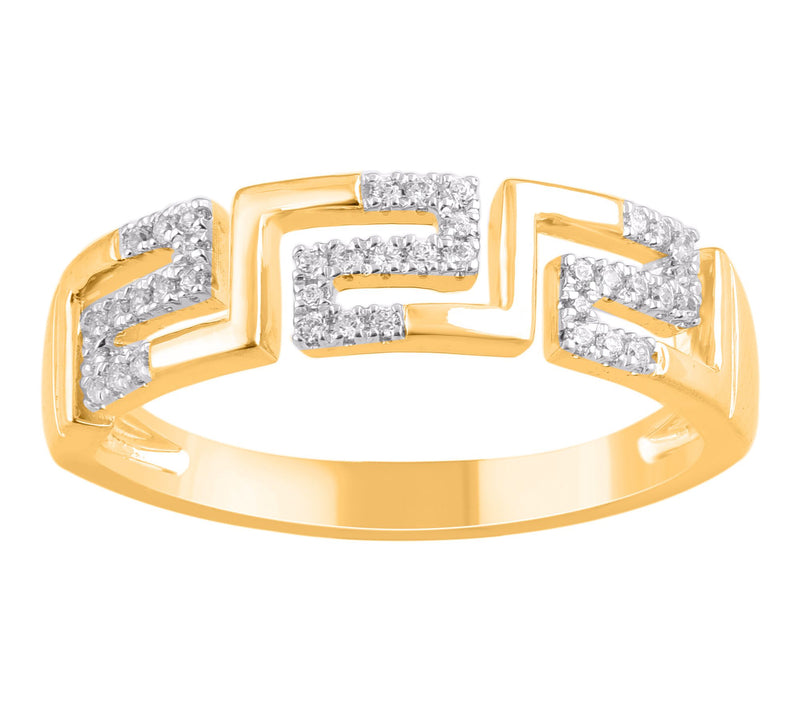 Affinity Diamonds Roman Key Ring, 14K Gold — Main view