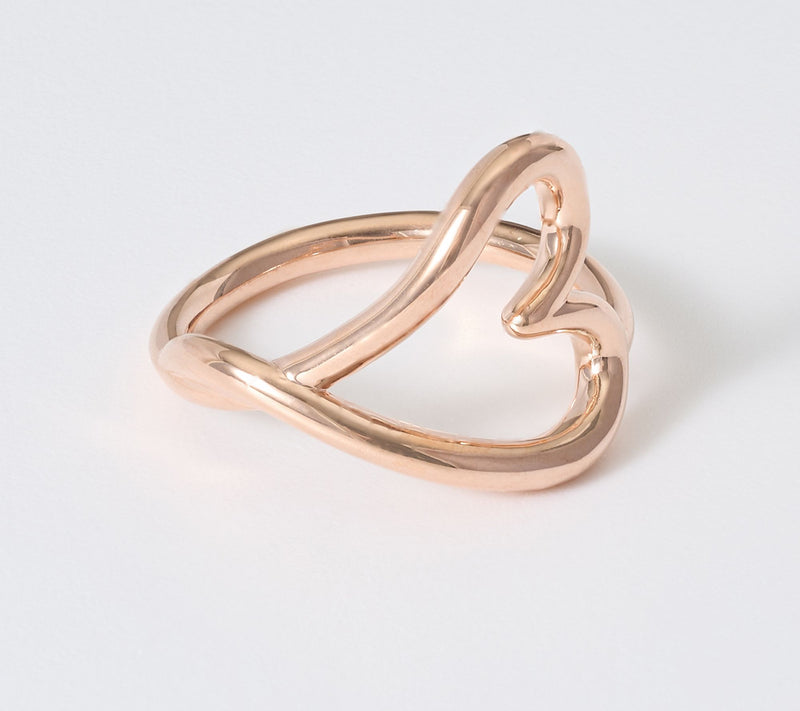 David Markstein Bronze Modern Couture Heart Ring — View 12
