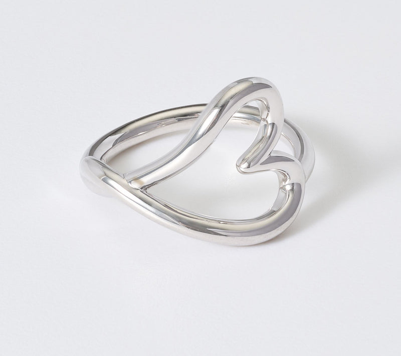 David Markstein Bronze Modern Couture Heart Ring — View 13
