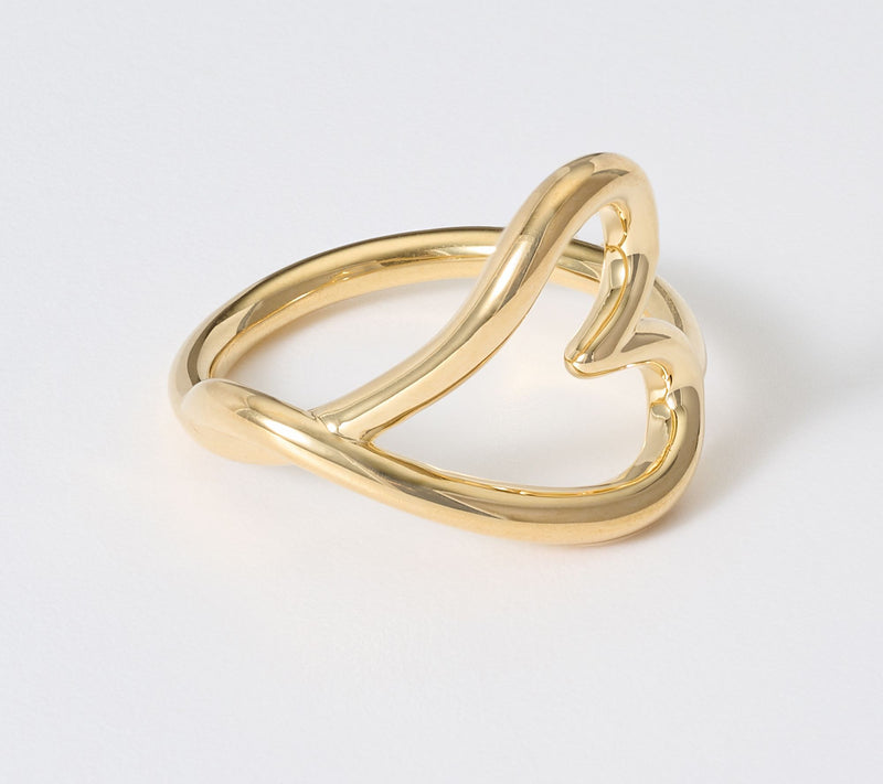David Markstein Bronze Modern Couture Heart Ring — View 14