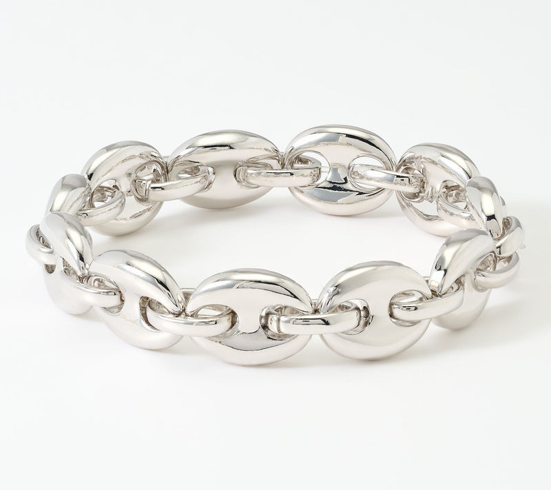 David Markstein Bronze Bold Status Marine Link Bracelet — View 9