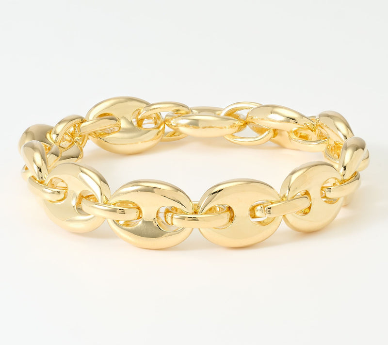 David Markstein Bronze Bold Status Marine Link Bracelet — View 11