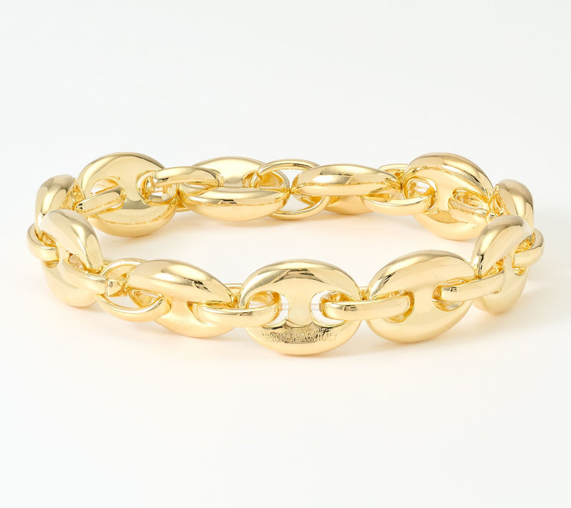 David Markstein Bronze Bold Status Marine Link Bracelet — View 12