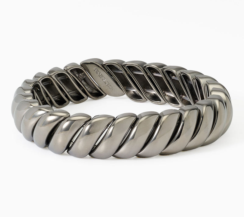 David Markstein Bronze Bold Status San Marco Stretch Bracelet — Main view