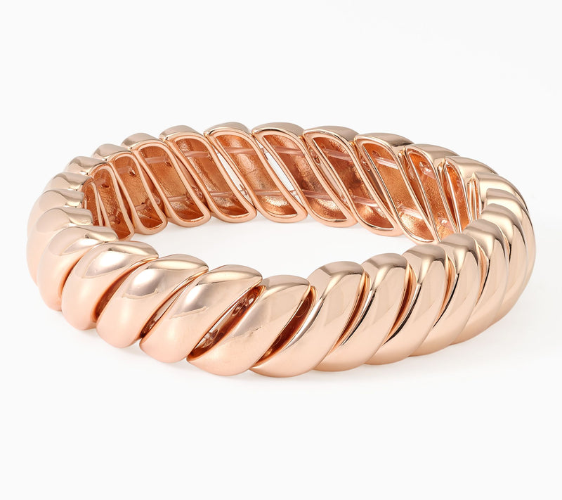 David Markstein Bronze Bold Status San Marco Stretch Bracelet — View 12