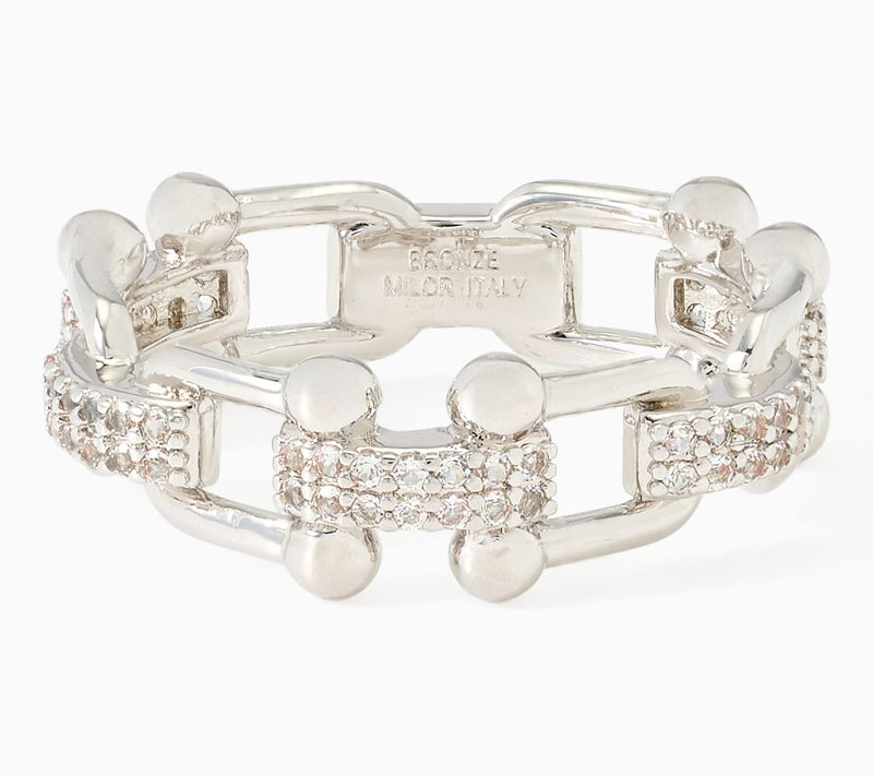 David Markstein Bronze Couture Status White Topaz Ring — View 13