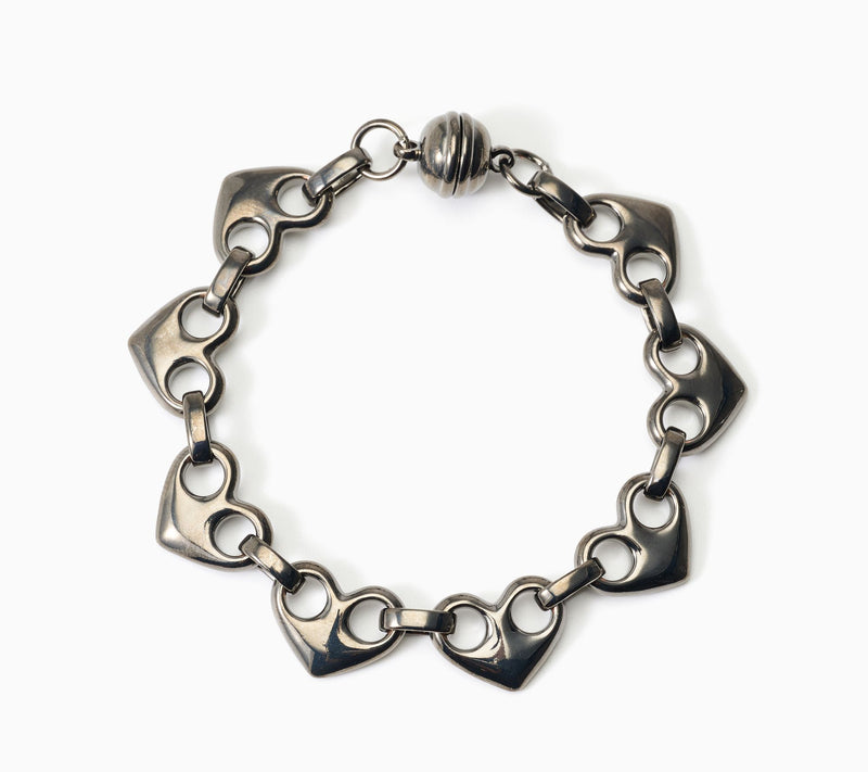 David Markstein Bronze Couture Heart Marine Bracelet — View 3