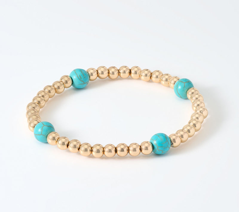 Susan Graver Set of 4 Stretch Bracelets — View 3