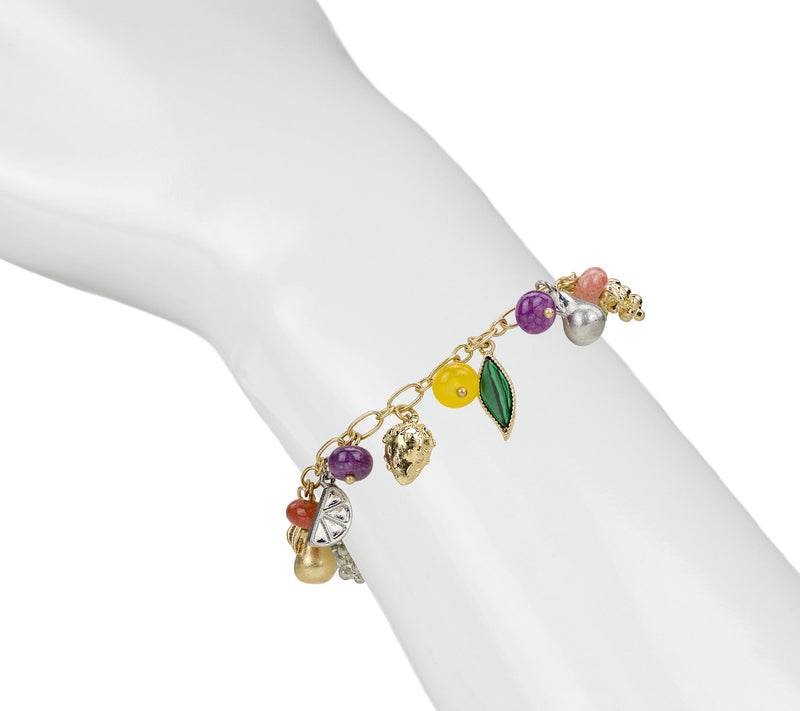 Patricia Nash Fruit Collection Charm Bracelet — View 2