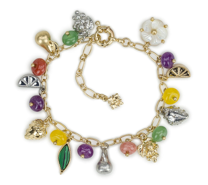 Patricia Nash Fruit Collection Charm Bracelet — Main view