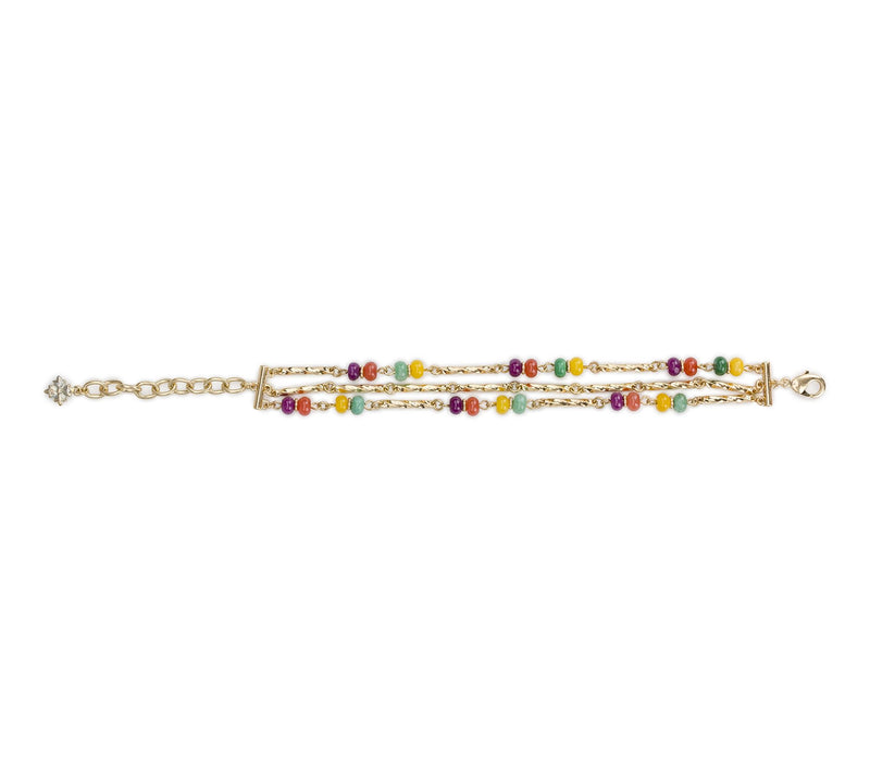 Patricia Nash Fruit Collection Triple Strand Bracelet — View 4