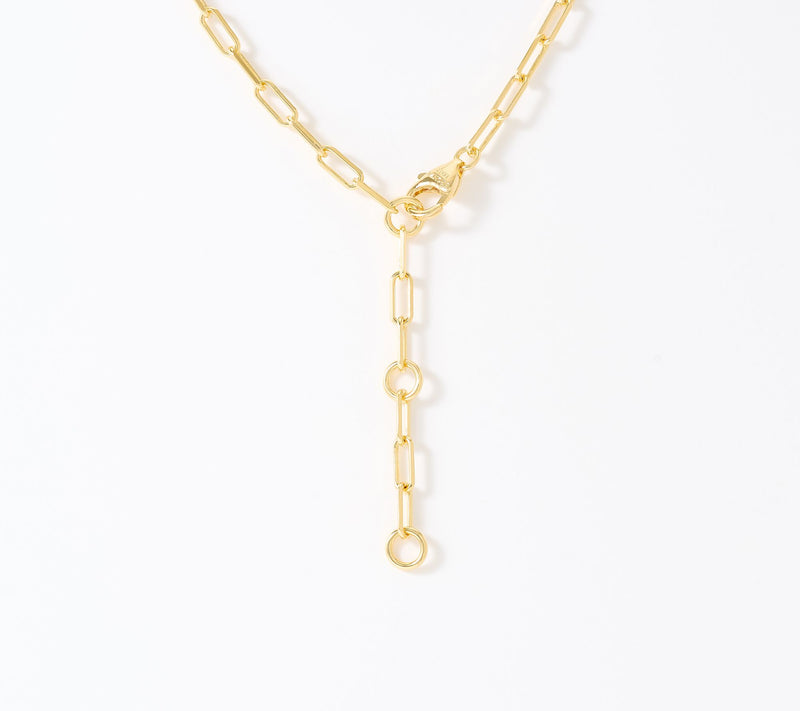 David Markstein Bronze Vintage Design Gemstone Necklace — View 3