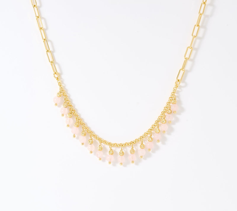David Markstein Bronze Vintage Design Gemstone Necklace — View 17
