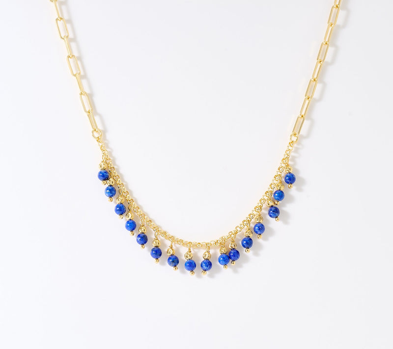 David Markstein Bronze Vintage Design Gemstone Necklace — View 18