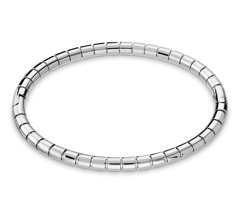 Steel by Design Polished Cylindrical Bangle — View 6