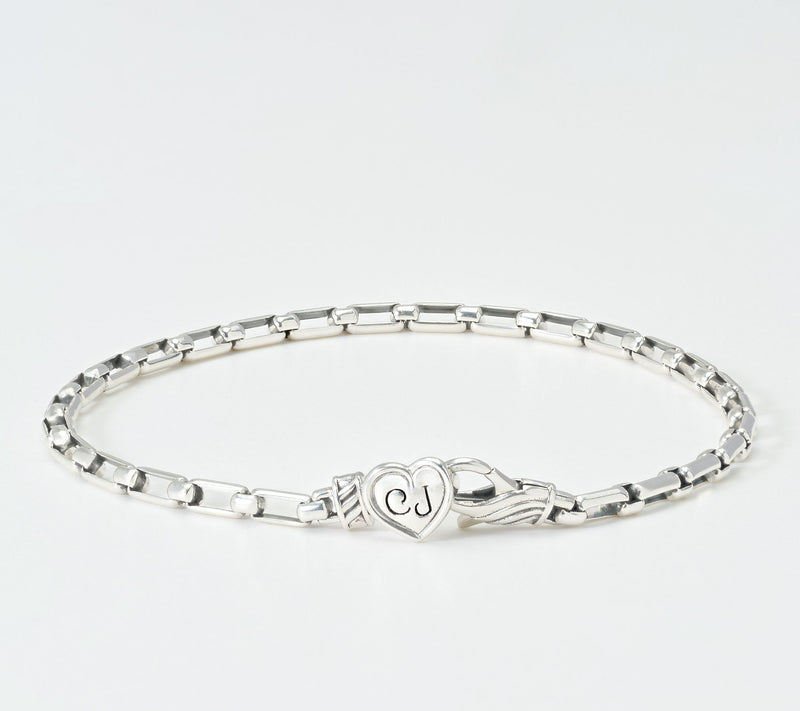 Christian James by Scott Grimes Sterling 1x1 Luciano Chain Bracelet — View 3