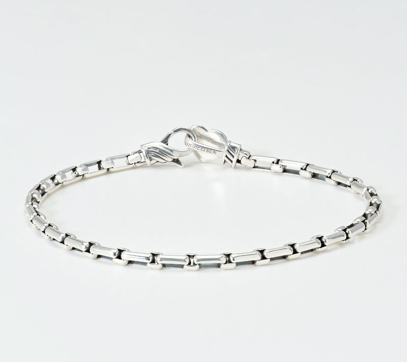 Christian James by Scott Grimes Sterling 1x1 Luciano Chain Bracelet — Main view