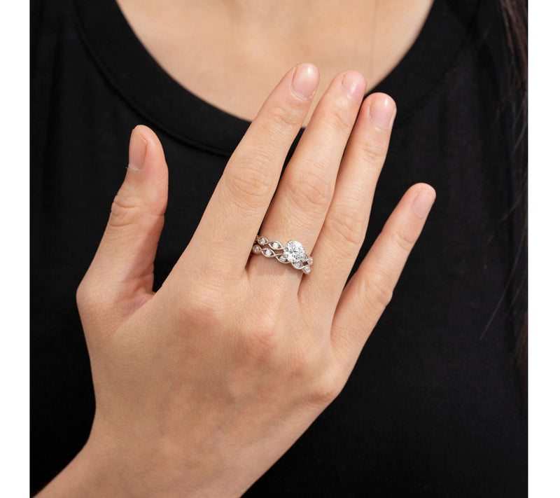 Diamonique 2.15 Engagement & W edding Band Rin g Set, Sterling — View 3