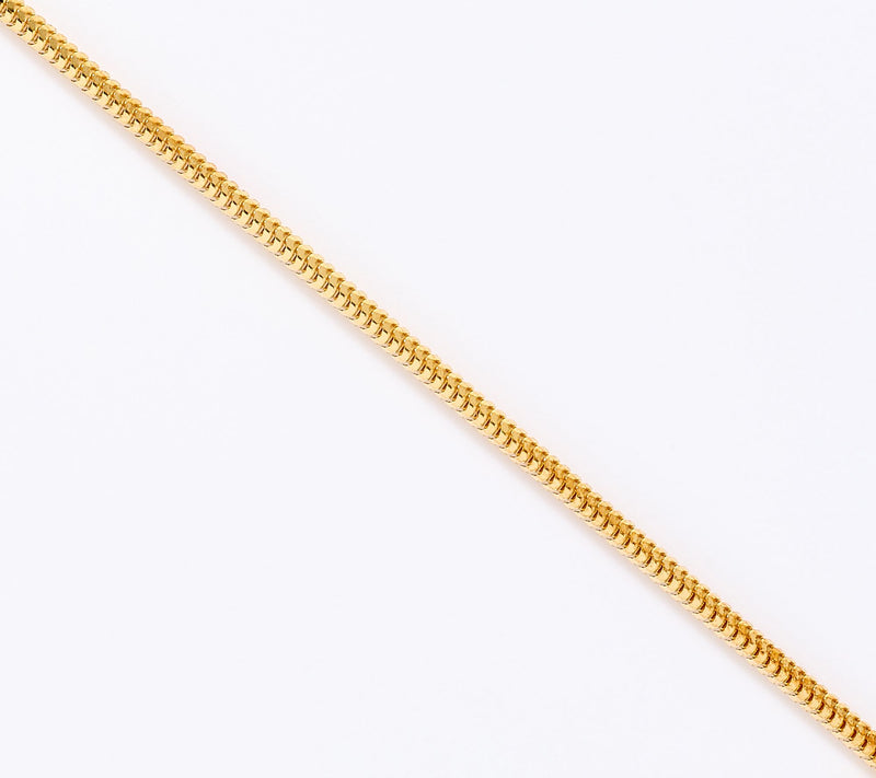 David Markstein Sterling Silver Snake Chain 18" + 2" Extender — View 2