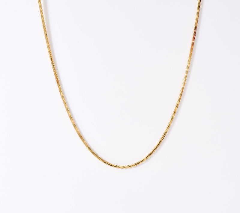 David Markstein Sterling Silver Snake Chain 18" + 2" Extender — View 9
