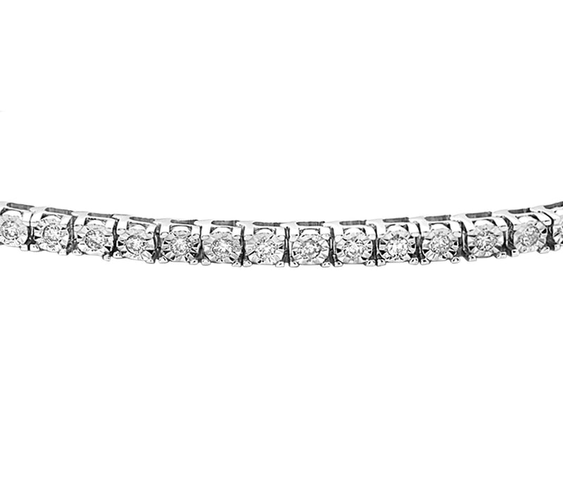 Effy Diamond Tennis Bracelet, 14K White Gold — View 2