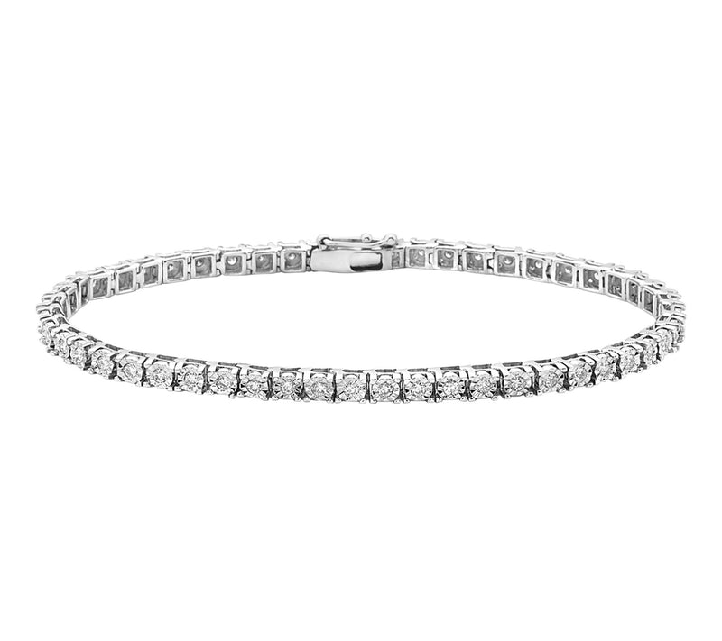Effy Diamond Tennis Bracelet, 14K White Gold — Main view