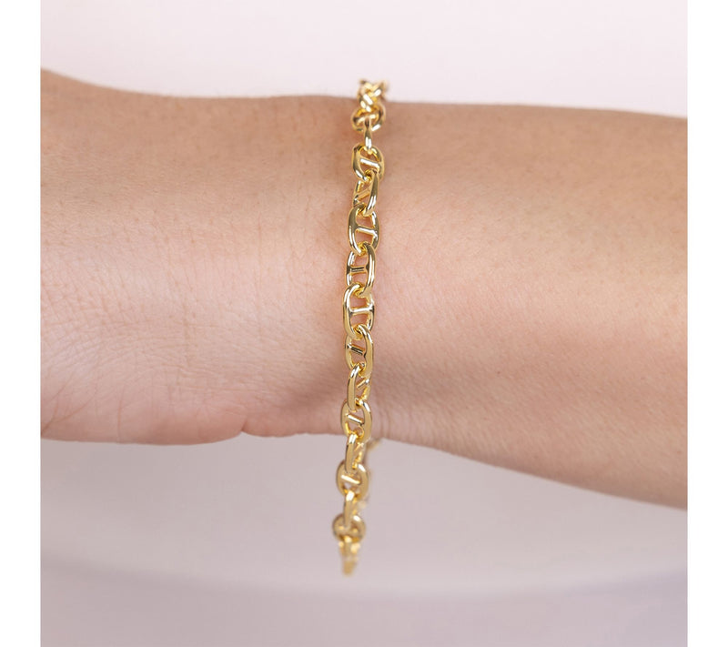 David Markstein Bronze Status Marine Link Bracelet — View 3