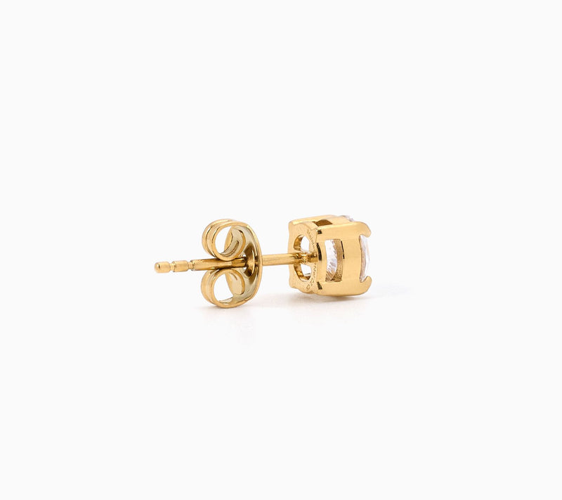 Steel by Diamonique Set of 2 Heart & Round Stud Earrings — View 6