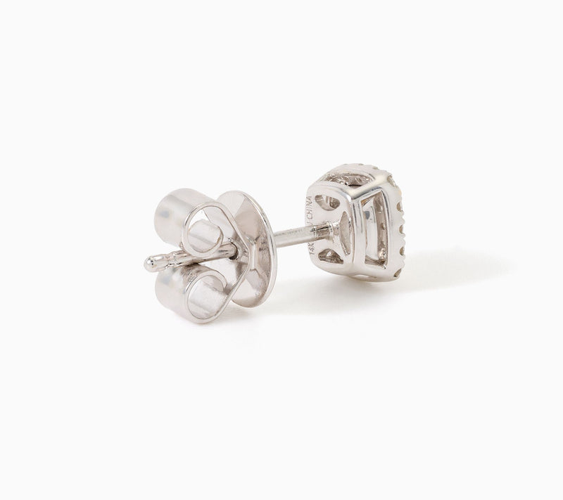 John Digangi VS Diamonds 0.80 ctw Yellow Cushion Cut Earring, 14K — View 2