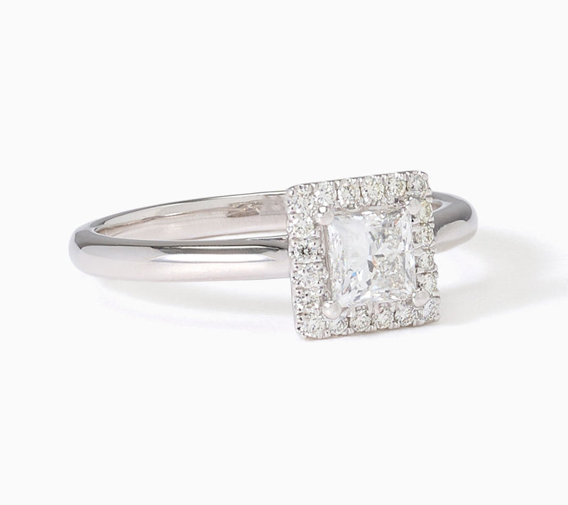John Digangi VS Diamonds 0.62 cttw Princess Cut Ring, Platinum — Main view