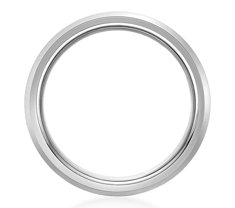 LYNX Men's Stainless Steel & Crushed Titanium Ring — View 3