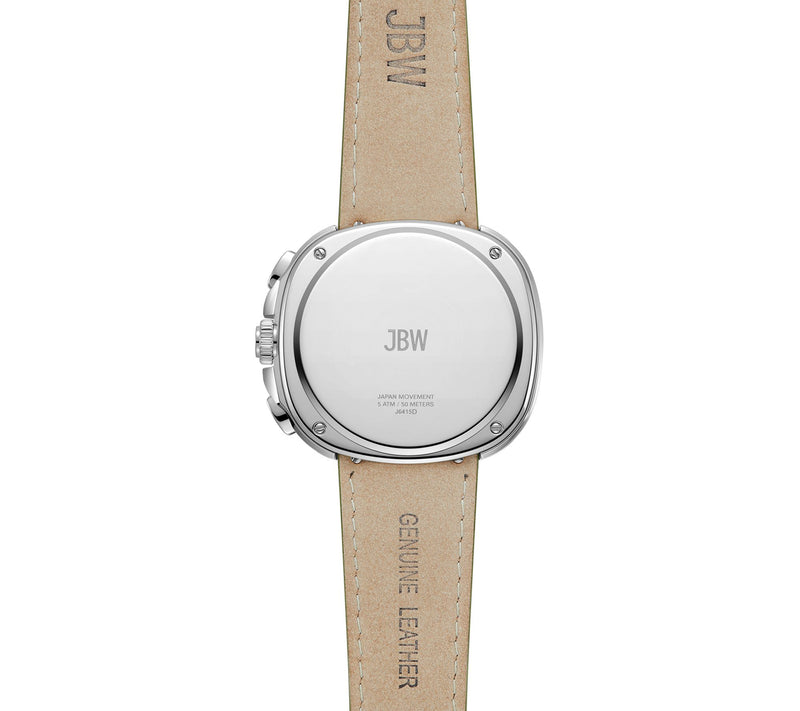 JBW Men's Coast Stainless Steel Crystal Green Strap Watch — View 2