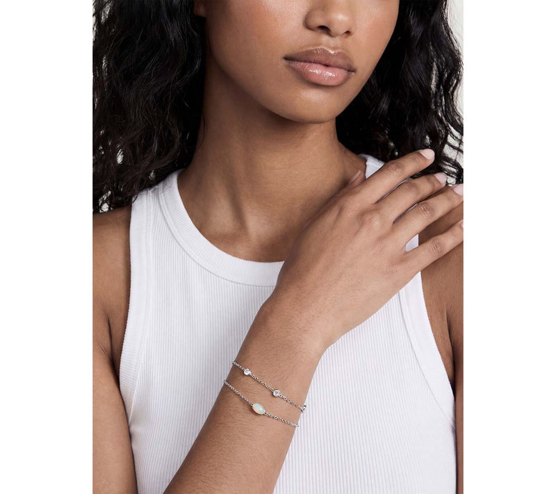 Ettika Opal & Crystal Dainty Bracelet Set — View 3