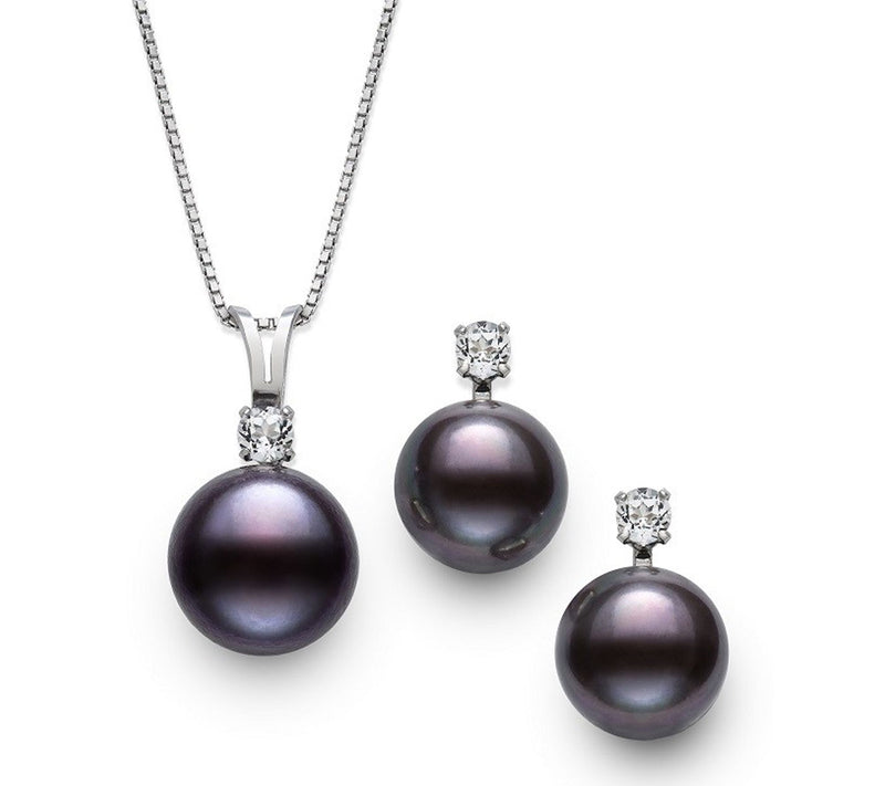 Amour De Pearl Cultured Pearl Necklace & Earrings, Sterling — View 9