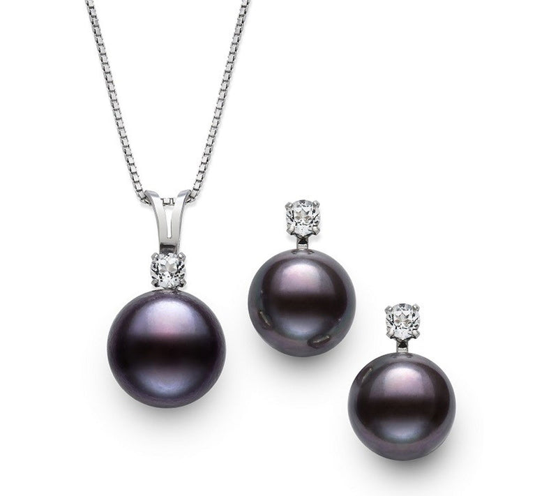 Amour De Pearl Cultured Pearl Necklace & Earrings, Sterling — Main view