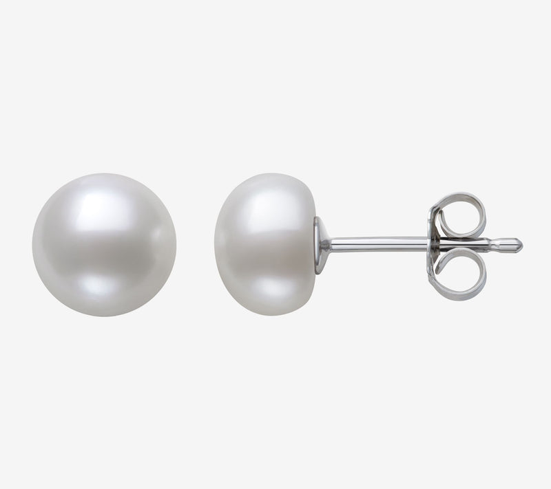 Amour De Pearl 7-8mm Cultured Pearl Stud Earrings, Sterling — Main view