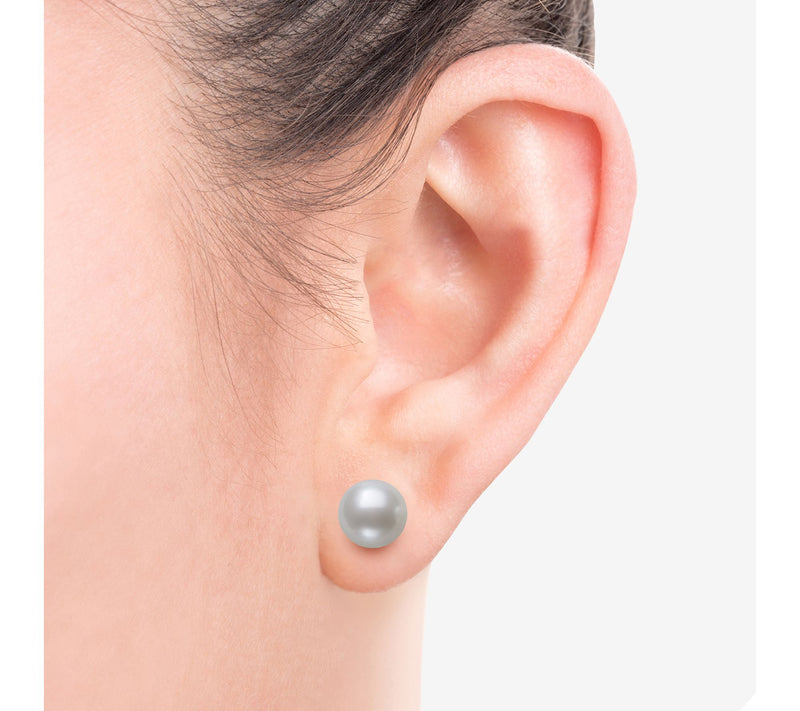 Amour De Pearl 7-8mm Cultured Pearl Stud Earrings, Sterling — View 2