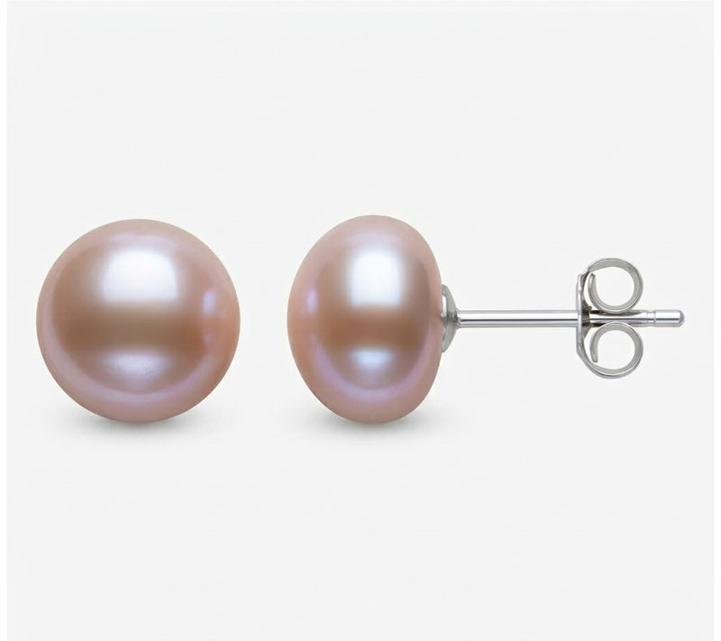 Amour De Pearl 9-10mm Cultured Pearl Stud Earrings, Sterling — View 7