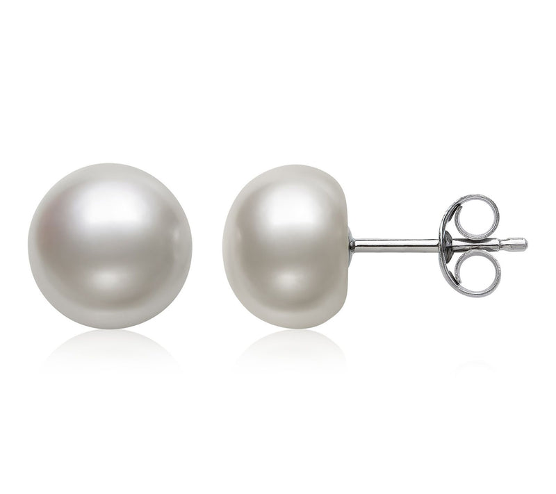 Amour De Pearl 9-10mm Cultured Pearl Stud Earrings, Sterling — View 8